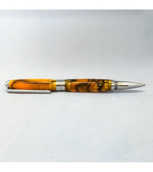 Roller Récife Pearl Soyouz orange (tons oranges, bruns et noir, effet chatoyant)