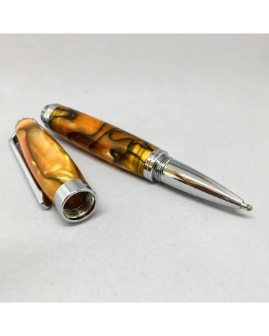 Roller Récife Pearl Soyouz orange (tons oranges, bruns et noir, effet chatoyant)