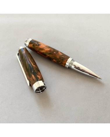 Roller Récife Baoshi Soyouz ambre mat (tons noir et brun clair et foncé)