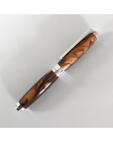 Roller Récife Baoshi Soyouz Ambre (tons brun clair et foncé, noirs, effet chatoyant)