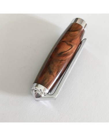 Roller Récife Baoshi Soyouz Ambre (tons brun clair et foncé, noirs, effet chatoyant)