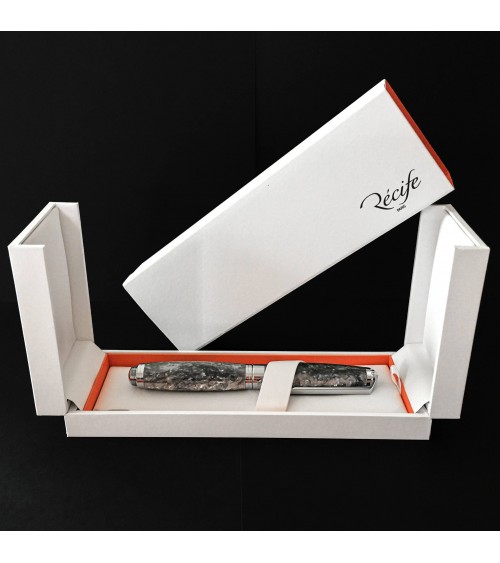 Roller Récife Baoshi Soyouz Quarz (tons vert-gris clairs et foncés, effet chatoyant)