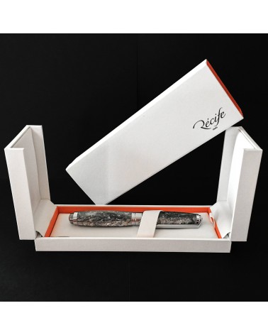 Roller Récife Baoshi Soyouz Quarz (tons vert-gris clairs et foncés, effet chatoyant)