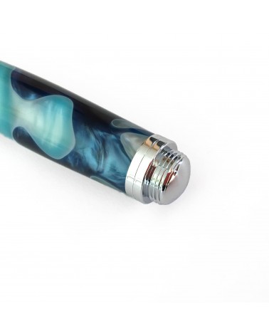 Roller Récife Pearl Soyouz Bleu-Turquoise (tons bleu roi et bleu turquoise, accents blanc nacré)