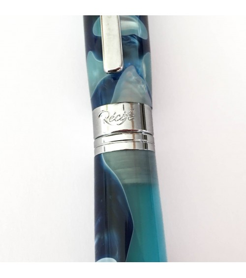 Roller Récife Pearl Soyouz Bleu-Turquoise (tons bleu roi et bleu turquoise, accents blanc nacré)