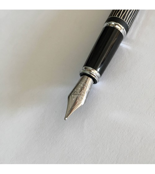 Stylo-plume Diplomat Excellence A+ Wave, bec (plume) acier B, M, ou F, fabriqué en Allemagne.