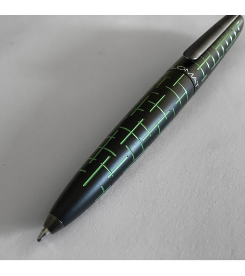 Stylo-bille Diplomat Elox Matrix Black Green, fabriqué en Allemagne