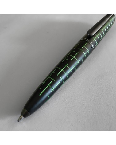 Stylo-bille Diplomat Elox Matrix Black Green, fabriqué en Allemagne