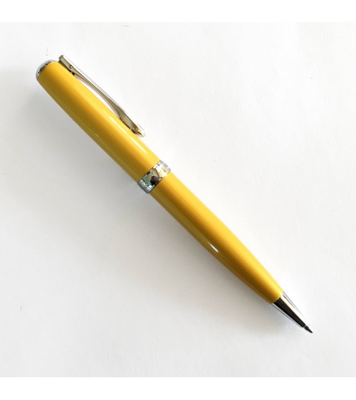 Stylo-bille Diplomat Excellence A2 yellow, fabriqué en Allemagne