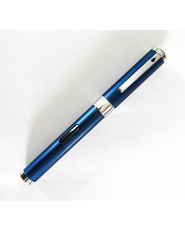 Stylo-plume Diplomat Nexus Bleu Chrome, réservoir grande capacité, fabriqué en Allemagne