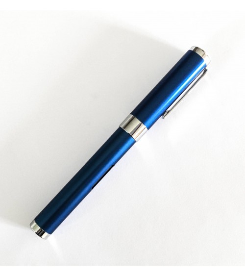 Stylo-plume Diplomat Nexus Bleu Chrome, réservoir grande capacité, fabriqué en Allemagne