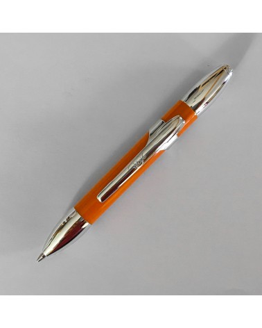 Stylo-bille Récife Riviera Shakin Orange qui s’ouvre et se ferme d’une simple secousse du poignet, fabriqué en France
