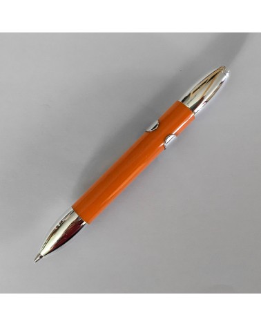Stylo-bille Récife Riviera Shakin Orange qui s’ouvre et se ferme d’une simple secousse du poignet, fabriqué en France