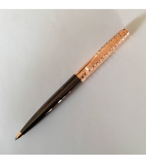 Stylo-bille Waldmann Tuscany 7003, argent sterling 925 plaqué or rose, fabriqué en Allemagne