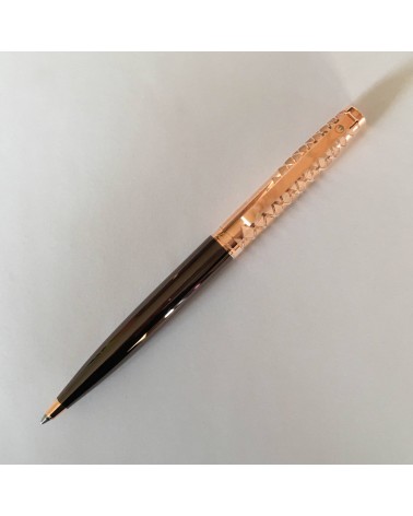 Stylo-bille Waldmann Tuscany 7003, argent sterling 925 plaqué or rose, fabriqué en Allemagne