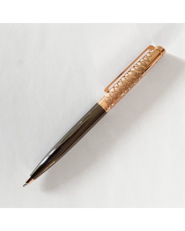 Stylo-bille Waldmann Tuscany 7003, argent sterling 925 plaqué or rose, fabriqué en Allemagne