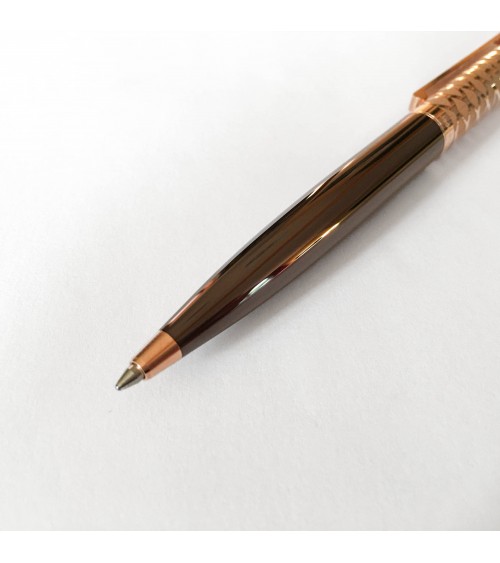 Stylo-bille Waldmann Tuscany 7003, argent sterling 925 plaqué or rose, fabriqué en Allemagne