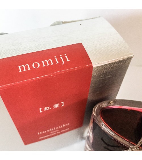 Encre Iroshizuku pour stylos-plume, 50ml, couleur Momiji (rose-orange)