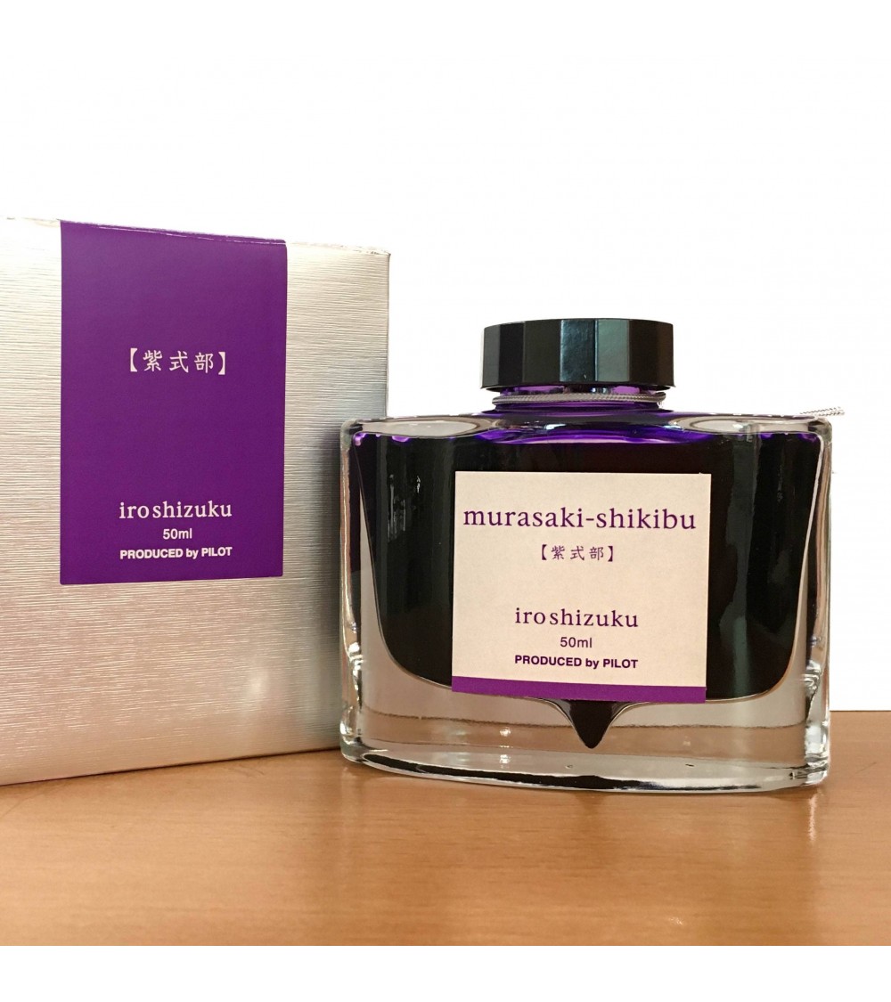 Encre Iroshizuku pour stylos-plume, 50 ml, couleur Murasaki-shikibu
(mauve)
