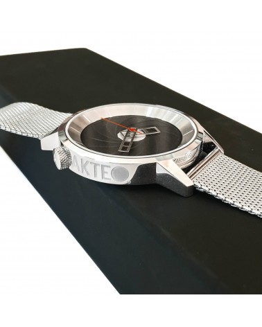 Montre AKTEO Photo 38 Noir-Acier inox, bracelet milanais