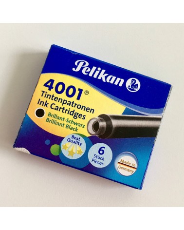 Boîte de 5 cartouches Pelikan courtes, format international standard, pour stylos-plume