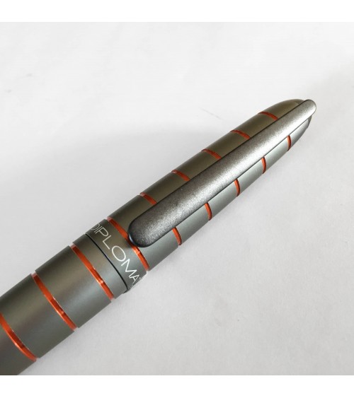 Stylo-bille Diplomat Elox Grey Orange