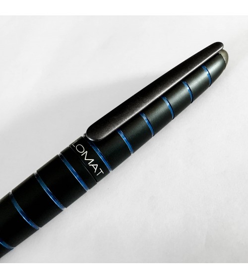 Stylo-bille Diplomat Elox Ring Black Blue
