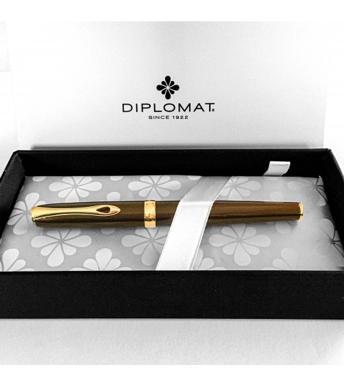Stylo-plume Diplomat Excellence A2 Marrakech, attributs dorés, fabriqué en Allemagne