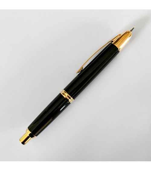 Stylo-plume Pilot Capless Noir, attributs dorés