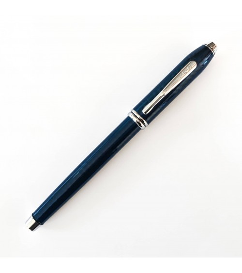 Stylo-plume Cross Townsend Quartz Blue, bec largeur M