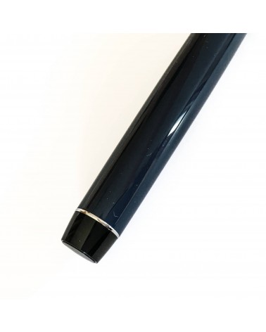 Stylo-plume Pilot Custom Heritage Bleu, résine bleue, plume or 14 carats largeur M ou B