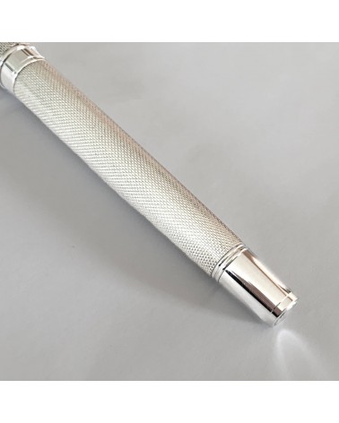 Stylo-plume Pilot Grance Grain, argent massif 925, plume or 18 carats largeur M