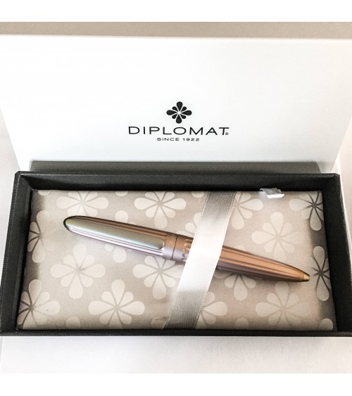 Stylo-bille Diplomat Aero Antique Rose