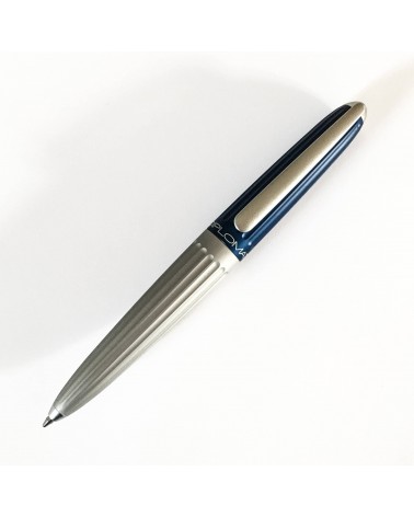 Stylo-bille Diplomat Aero bicolore Bleu et Gris