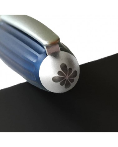 Stylo-bille Diplomat Aero bicolore Bleu et Gris