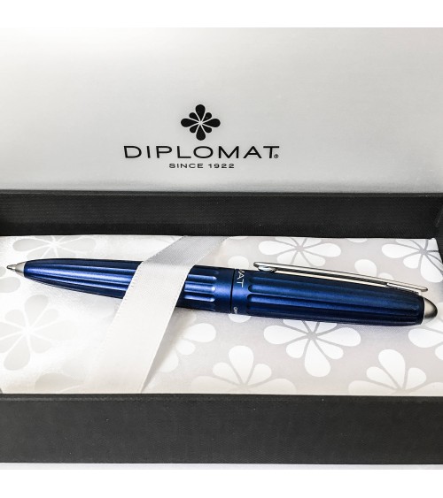 Stylo-bille Diplomat Aero Bleu