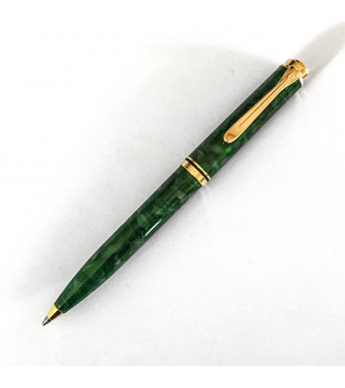 Stylo-bille Pelikan Souverän Ocean Swirl, attributs dorés