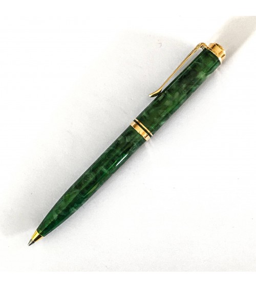 Stylo-bille Pelikan Souverän Ocean Swirl, attributs dorés