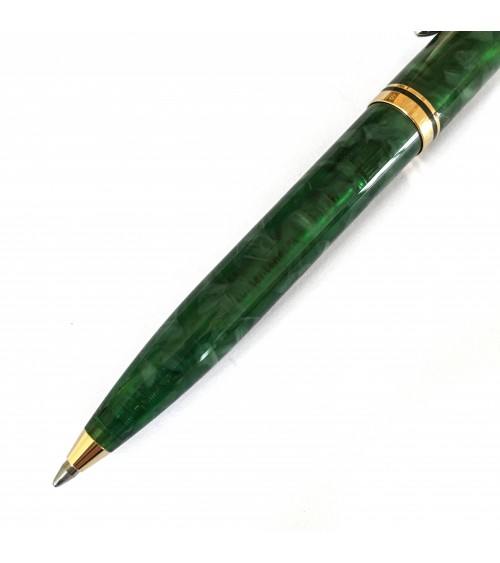 Stylo-bille Pelikan Souverän Ocean Swirl, attributs dorés