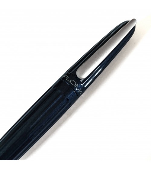 Stylo-bille Diplomat Aero Midnight Blue, fabriqué en Allemagne
