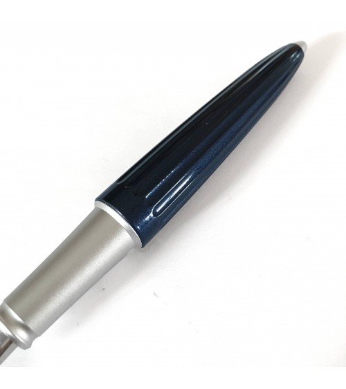 Stylo-plume Diplomat Aero Midnight Blue, plume en acier inoxydable, fabriqué en Allemagne