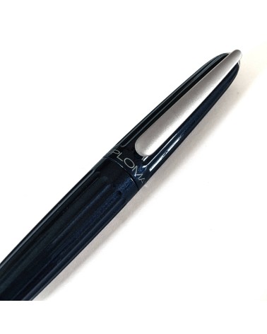 Stylo-plume Diplomat Aero Midnight Blue, plume en acier inoxydable, fabriqué en Allemagne