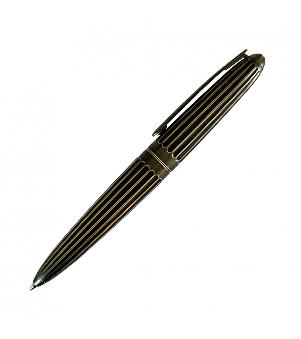 Stylo-bille Diplomat Aero Oxyd Brass, fabriqué en Allemagne
