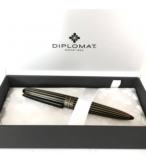 Stylo-plume Diplomat Aero Oxyd Brass, plume acier inoxydable, fabriqué en Allemagne
