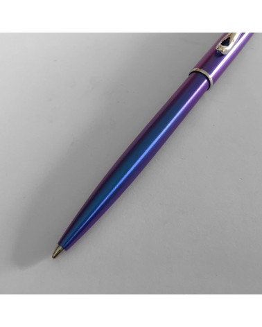 Stylo-bille Diplomat Traveller Funky Blue, fabriqué en Allemagne
