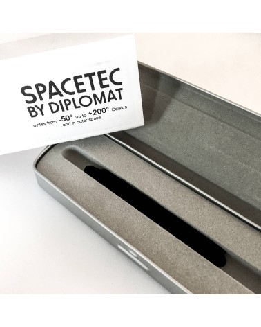 Stylo-bille Diplomat Spacetec Pocket Noir, cartouche pressurisée