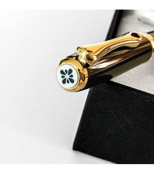 Stylo-bille Diplomat Excellence A2 Marrakesch doré, fabriqué en Allemagne