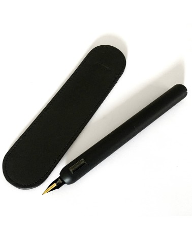Stylo-plume Lamy Dialog cc Noir, bec or 14 carats largeur F ou extra F