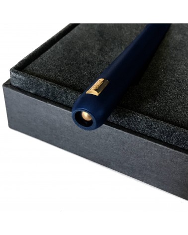 Stylo-plume Lamy Dialog CC Bleu foncé, bec or 14 carats largeur M ou B