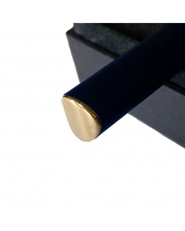 Stylo-plume Lamy Dialog CC Bleu foncé, bec or 14 carats largeur M ou B